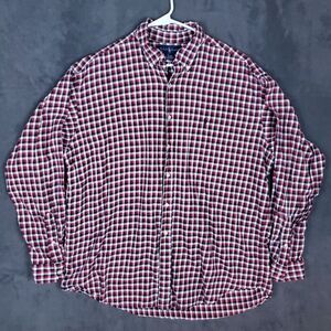 Ralph Lauren Shirt Mens XL Red Black White Plaid Blake Button Down Classic Pony